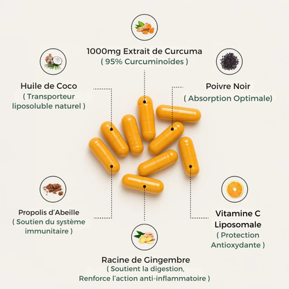 Curcumine de curcuma pur