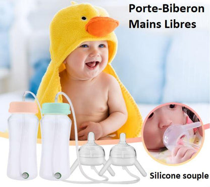 Biberon mains libres pour bébé