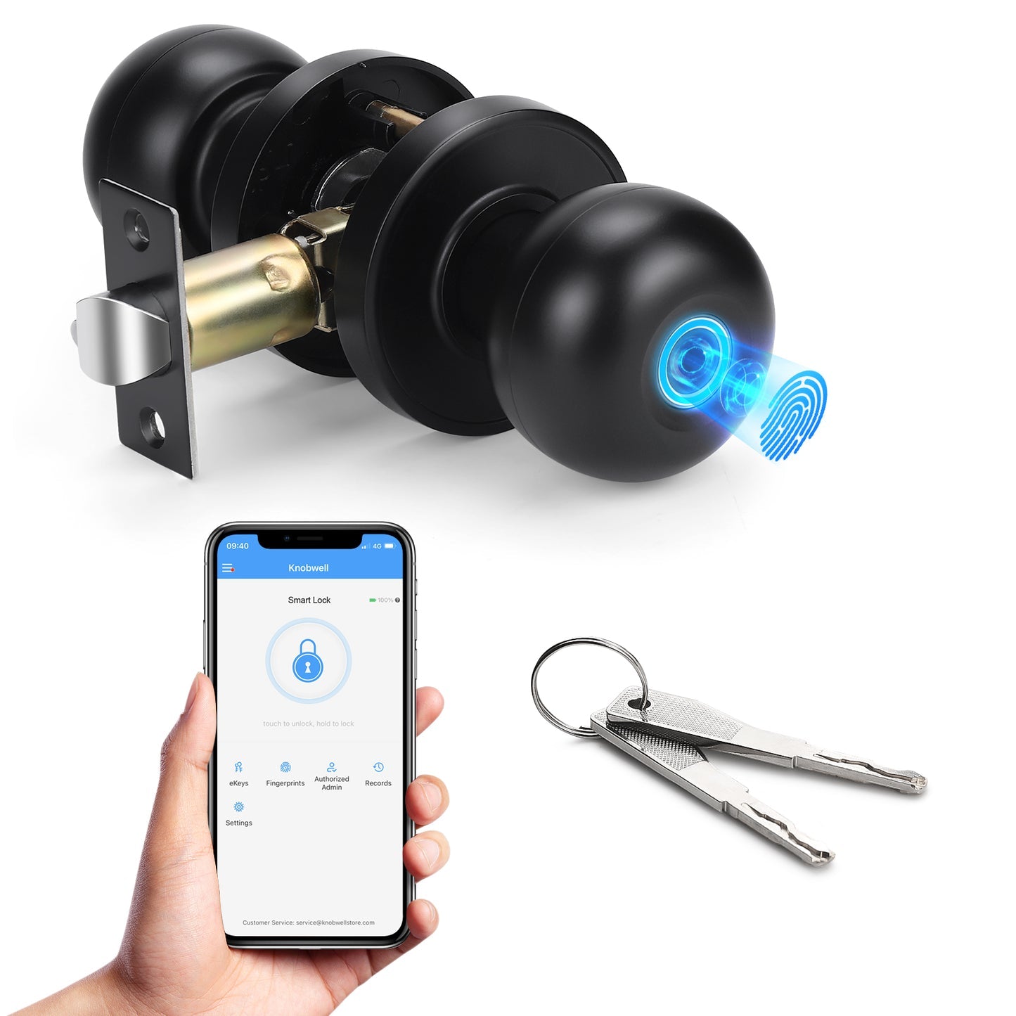 Serrure intelligente à empreintes pour chambre