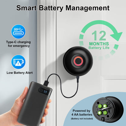 Serrure intelligente à empreintes pour chambre