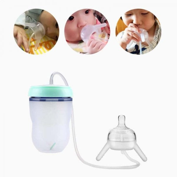 Biberon mains libres pour bébé