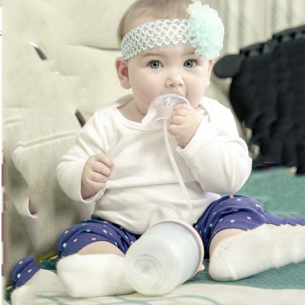 Biberon mains libres pour bébé